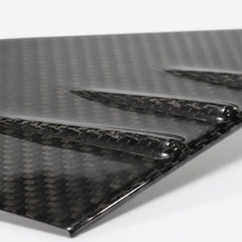 NEW 2020-2023 TESLA MODEL Y / MODEL 3 A PILLAR ACCENT REAL CARBON FIBER MIRROR