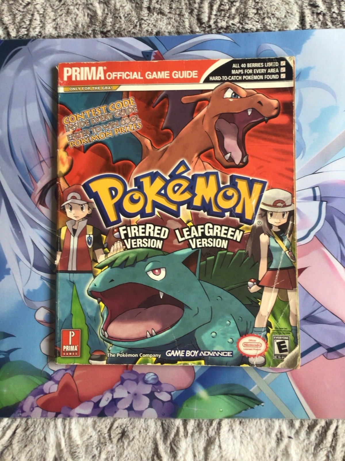 2004 Pokemon Fire Red Leaf Green Prima Complete Game Guide Vintage Book