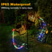 Solar Watering Can Lights Outdoor with 8 Multi-Color Changing Modes