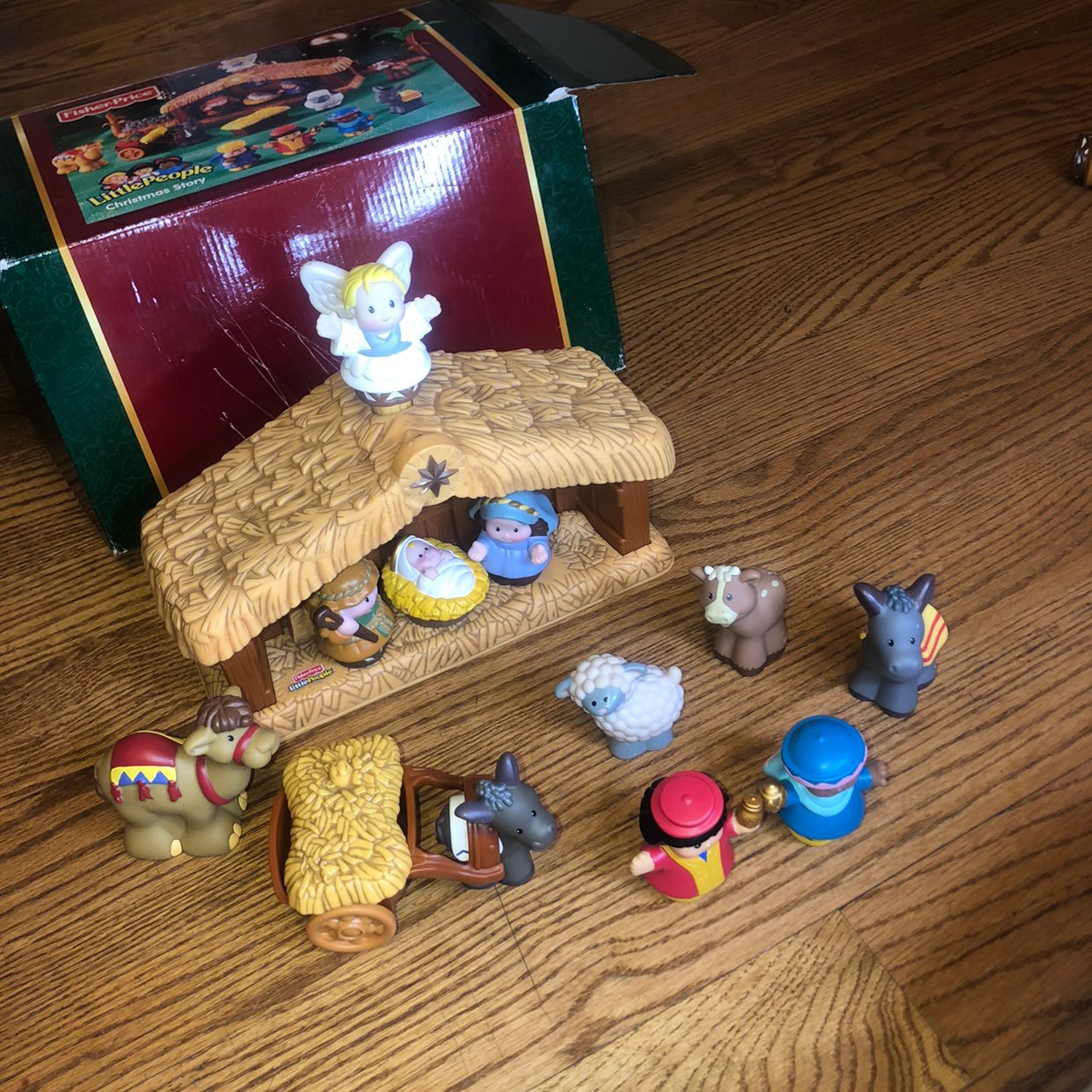 Little people fisher price navitity set