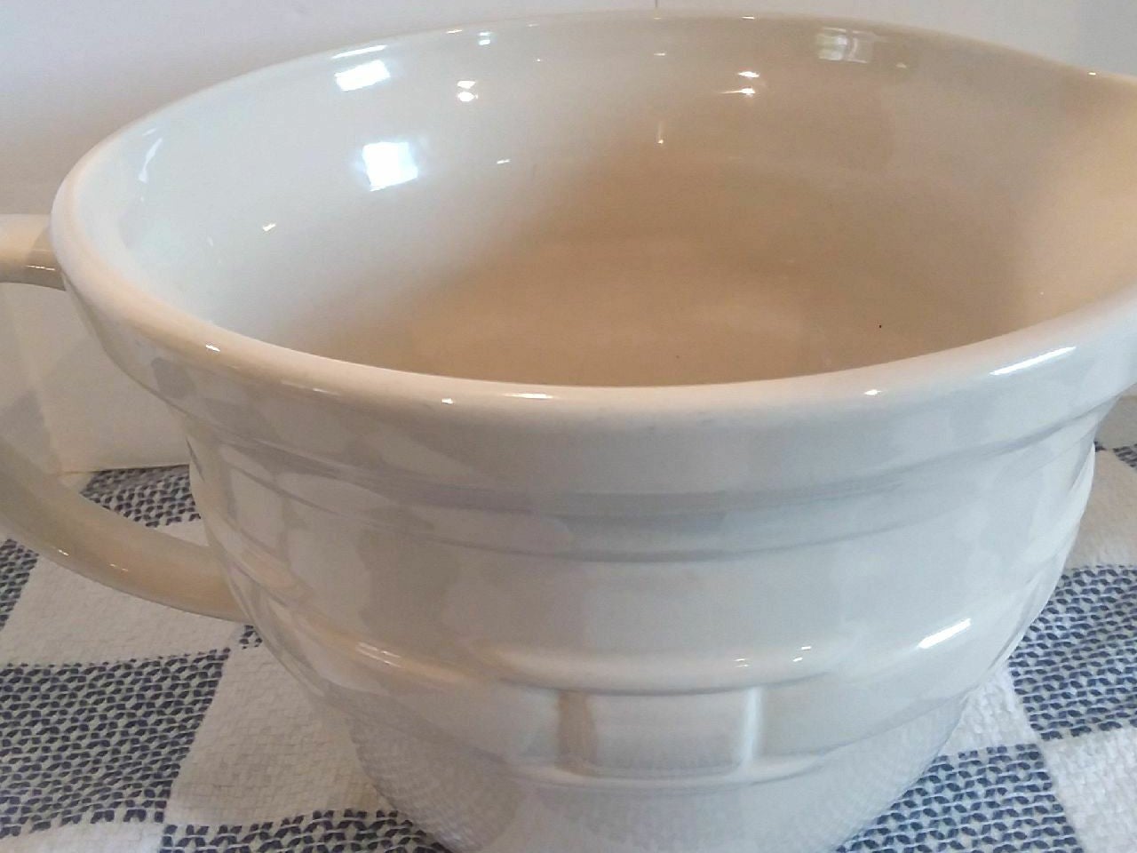 Longaberger Ivory Batter Bowl