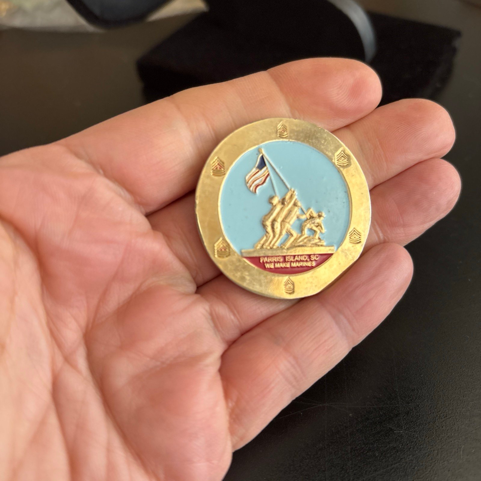 Military 232 birthday ball marine collectible coin