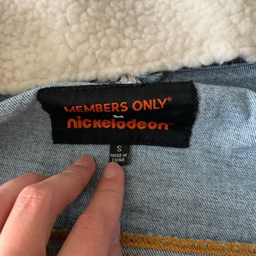 Members Only Nickelodeon Denim Jacket
