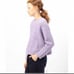 TOMORROWLAND Cable Asymmetric Pullover, Size S, Purple