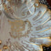 Vintage RPM Porcelain China Serving Bowl Gold Scroll Design
