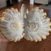 Vintage RPM Porcelain China Serving Bowl Gold Scroll Design
