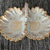 Vintage RPM Porcelain China Serving Bowl Gold Scroll Design