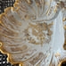 Vintage RPM Porcelain China Serving Bowl Gold Scroll Design