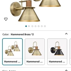 NEW Modern Sconce Light HWH Brass Gold (2)