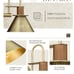 NEW Modern Sconce Light HWH Brass Gold (2)