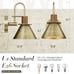 NEW Modern Sconce Light HWH Brass Gold (2)