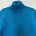 Vintage Peruvian Connection Turtleneck Sweater Size Small Turquoise Embroidered