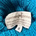 Vintage Peruvian Connection Turtleneck Sweater Size Small Turquoise Embroidered