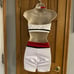 THE LINE UP Pro Cheer Dance NFL NBA NFL Falcons Red White Audition Costume Set S
