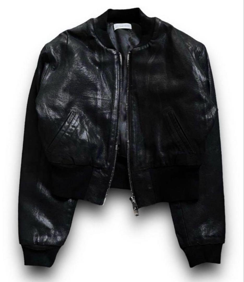 【ポイント10倍】 No mass-produced jacket. flight denim cropped ジャケット・アウター