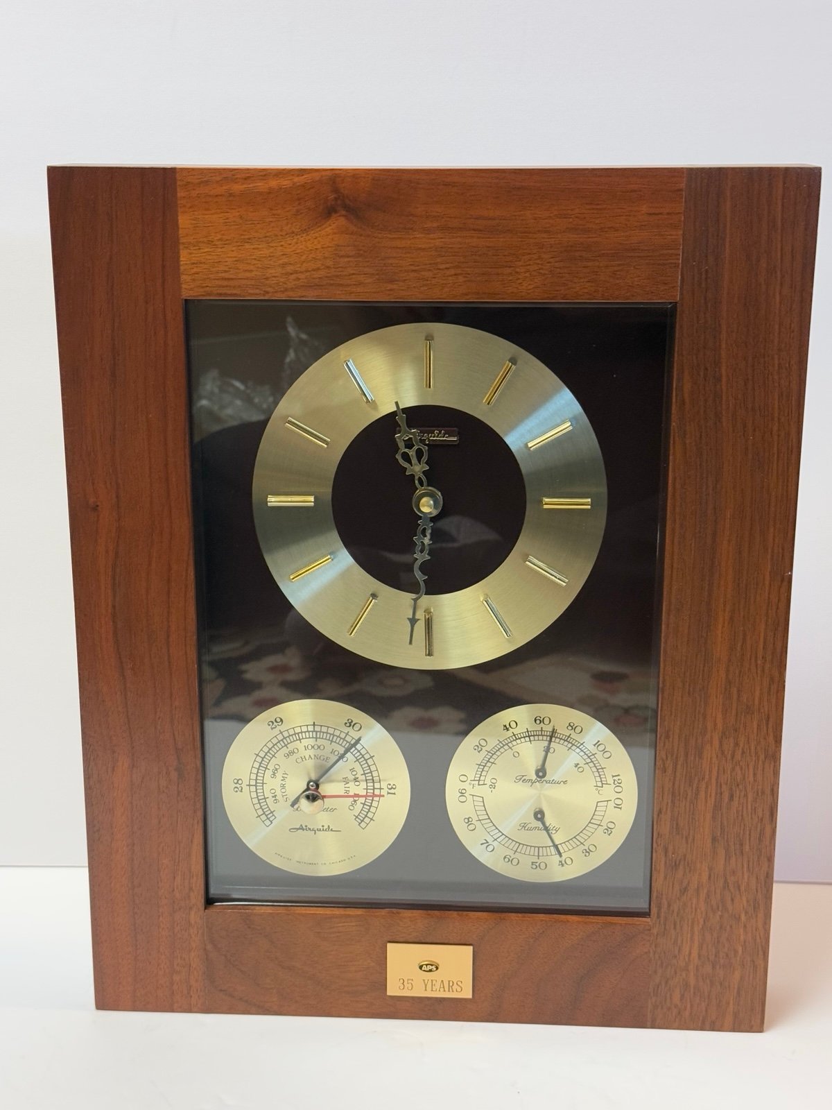 Airguide clock Barometer Thermometer