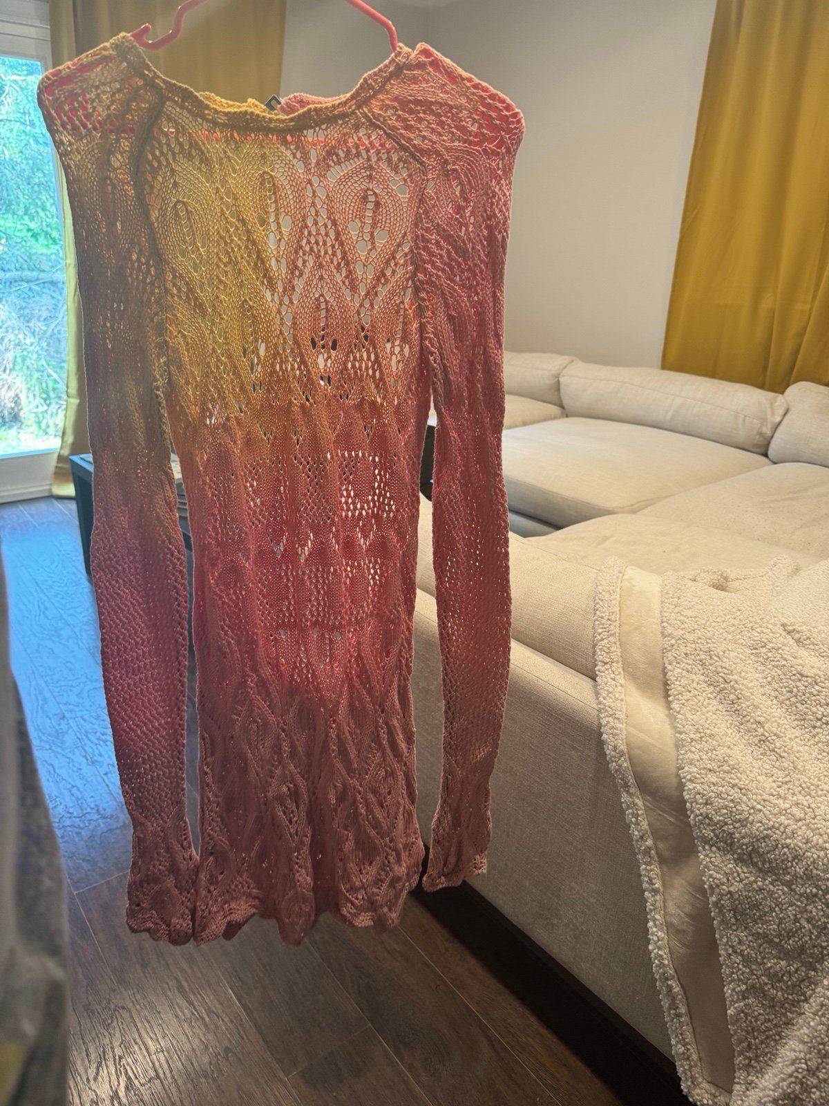 The Attico crochet dress