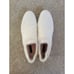 Natori Plush Mohair Slip-On Stretch Fashion Sneaker Cream Quiet Luxury Size 7.5