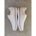 Natori Plush Mohair Slip-On Stretch Fashion Sneaker Cream Quiet Luxury Size 7.5