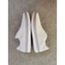 Natori Plush Mohair Slip-On Stretch Fashion Sneaker Cream Quiet Luxury Size 7.5