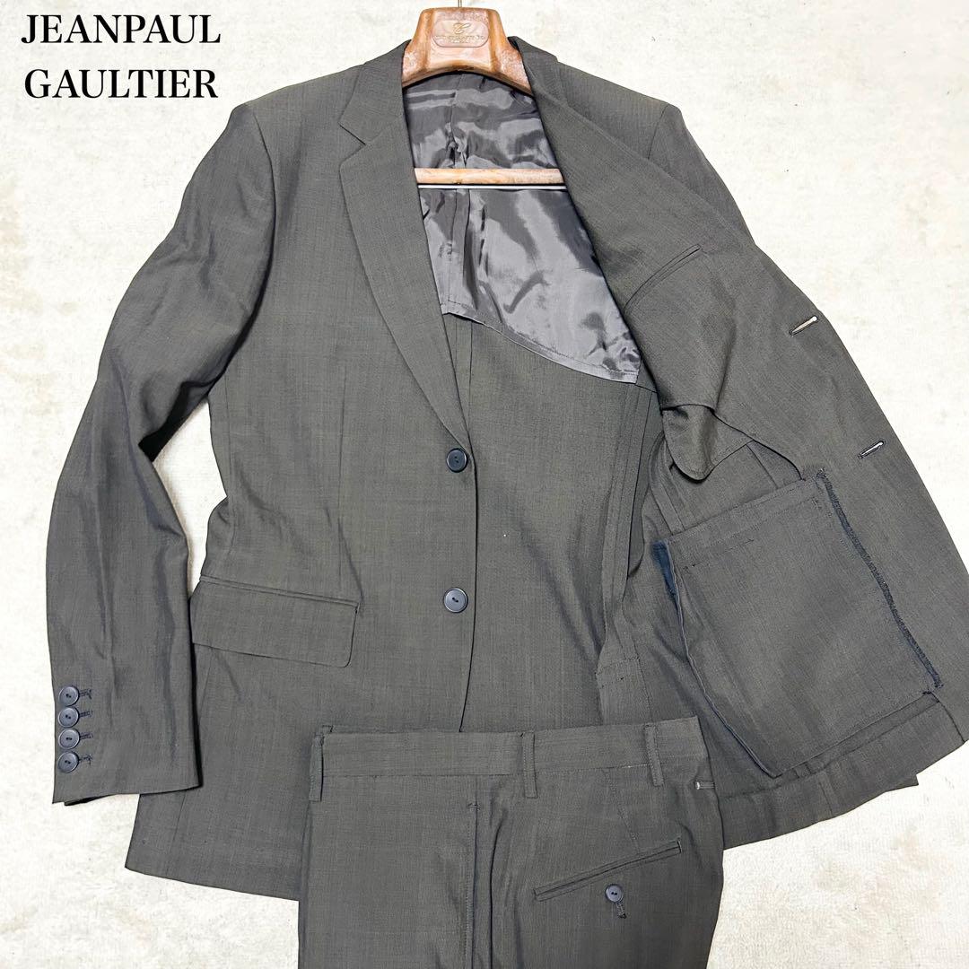 Rare Jean Paul Gaultier Homme Suit Set Up, Khaki, Lightweight, Summer Suit