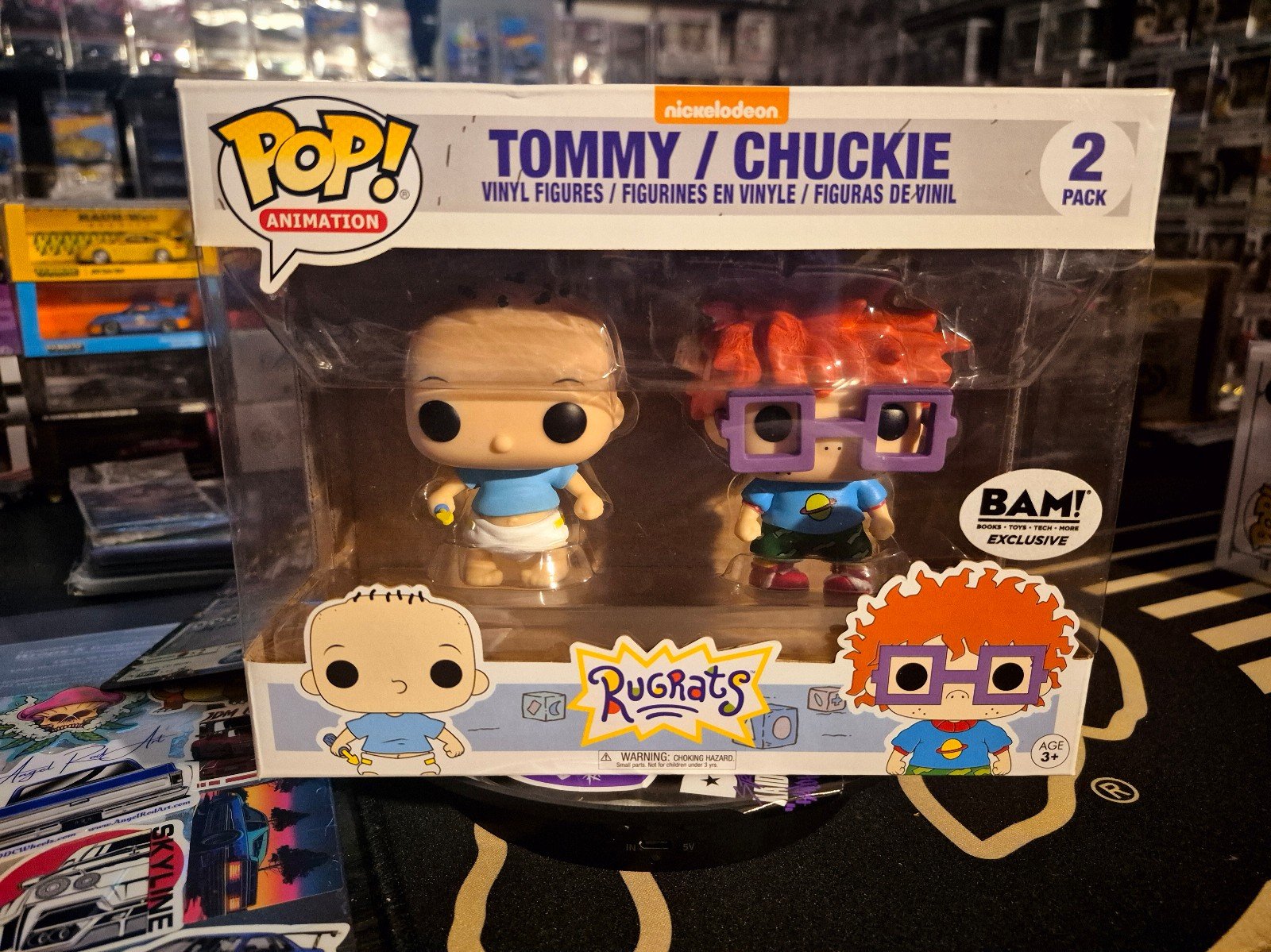 Rugrats Tommy and Chuckie 2 pack Funko BAM EXCLUSIVE SHIPPING INCLUDED