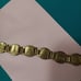 Bracelet rare Art Deco paris brass souvenir panel links notre dame eiffel towe