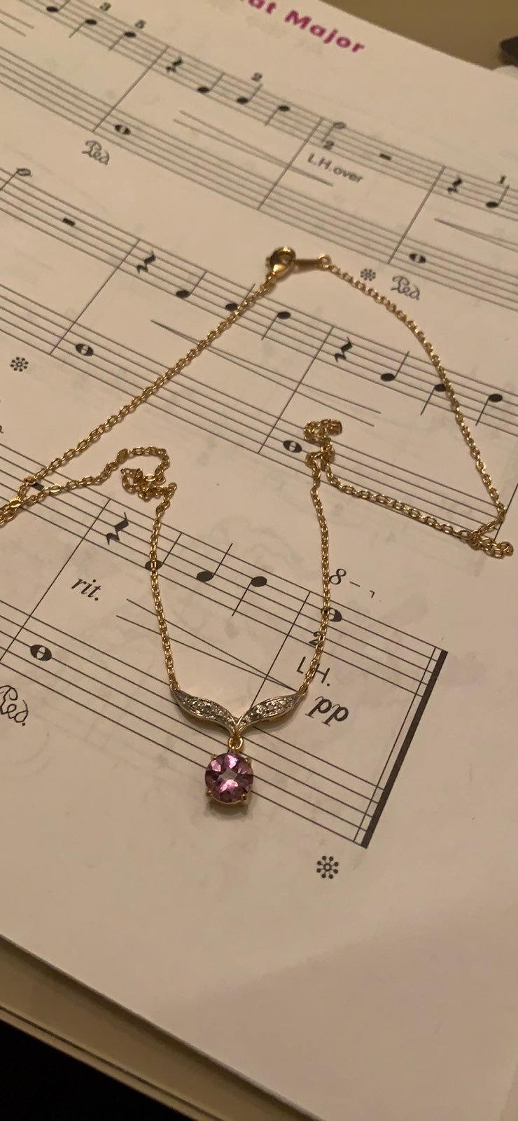 Amethyst necklace