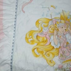 Vintage Lady Lovely Locks Pixietails Twin Bedding Comforter 1986