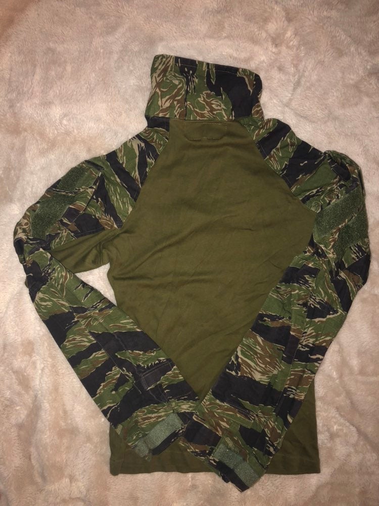 Can tactical G3 tiger stripe combat uniform set S/R