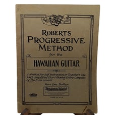 Antique Sheet Music, Roberts Progressive Method for Hawaiian Guitar, Kamiki 1924