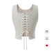 BNWT Threetimes korea corset top tie up
