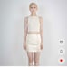 BNWT Threetimes korea corset top tie up