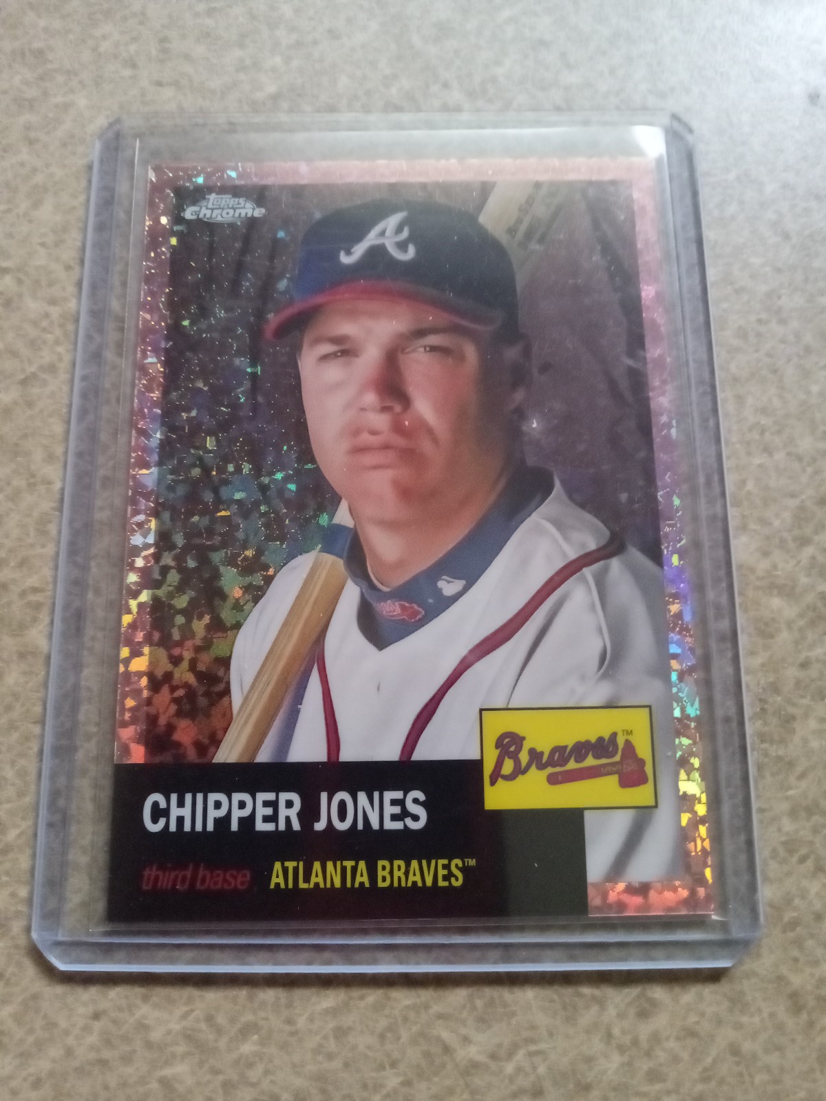 Chipper Jones 45/75 2022 Topps Chrome