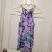 Lilly Pulitzer Bowin Lilac Freesia Mermaid Halter Top Size Small, Colorful