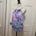 Lilly Pulitzer Bowin Lilac Freesia Mermaid Halter Top Size Small, Colorful