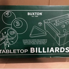 Tabletop Billard's Buxton Set -Size 20L x 1 2 1/4W x 3 5/8H