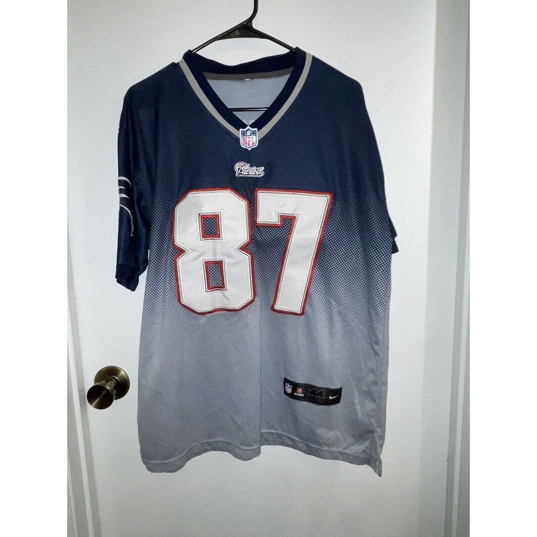 Men's Nike NFL New England Patriots #87 Rob Gronkowski SZ 44