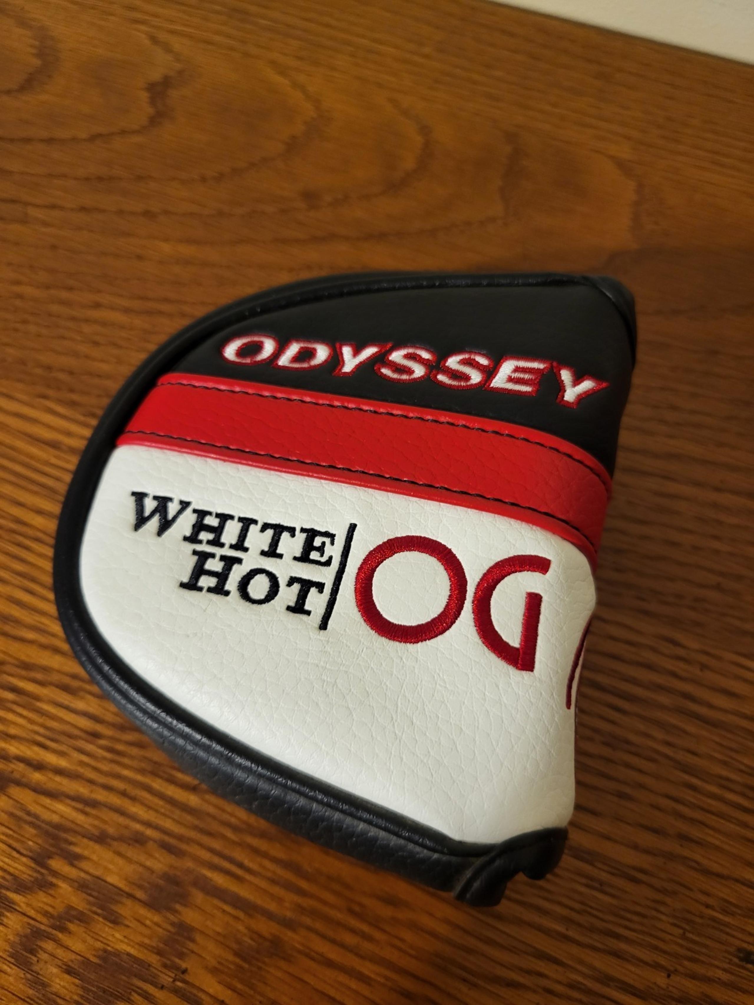 Odyssey White Hot OG Mallet Black White Head Cover. Excellent! T