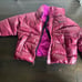 Nike maroon pink puffer jacket