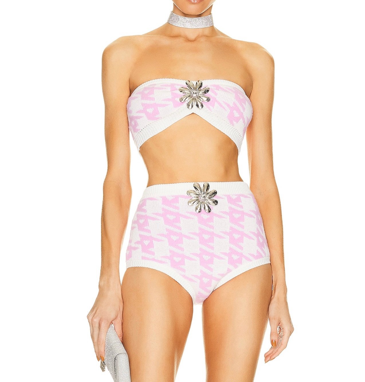 Mussel Flower Bandeau Top & bottom set