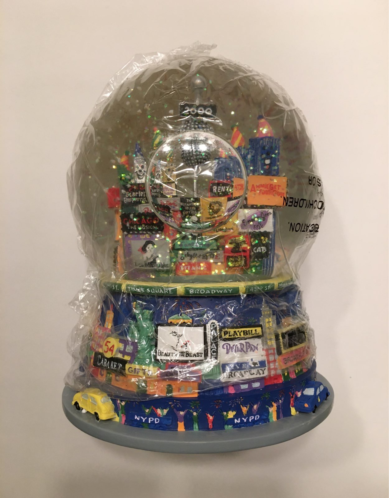 Vintage 2000 Times Square music/sparkle