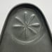 Lot Of 2 Bennington Potters Vermont Snack Plate 1341 Black Vintage - READ
