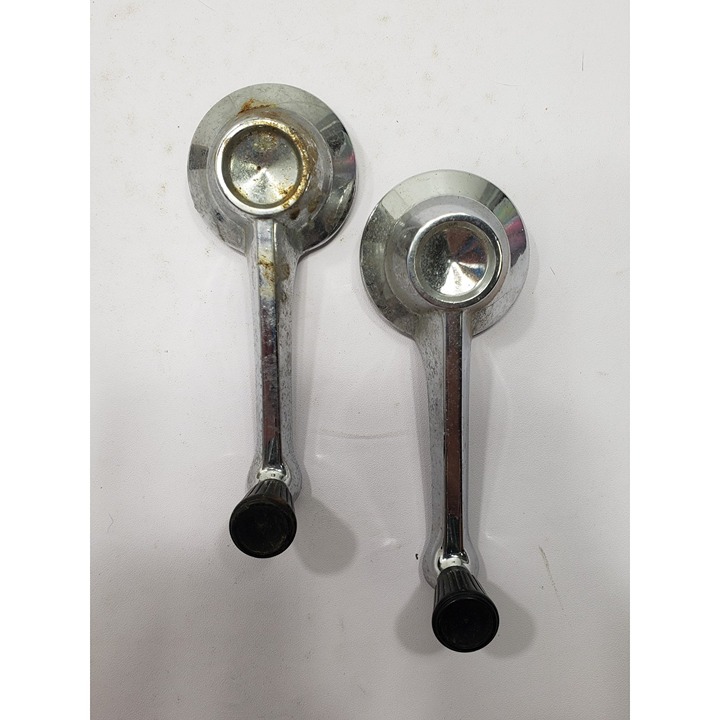 Lot Of 2 Ford Galaxie CAB-622348-B 1963 Chrome Interior Door Window Crank Handle