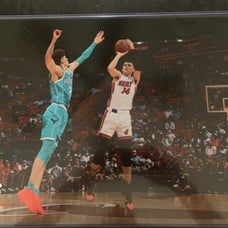 Autographed Tyler Herro 16x20 Photo. Miami Heat. With Coa. Beautiful photo!