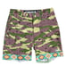 Billionaire Boys Club Shorts Mens 30 Purple Green Camo Rip Cord Olive Festival