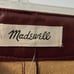 Madewell Vintage Straight Jean: Faux Leather - Dark Cabernet - Size 27