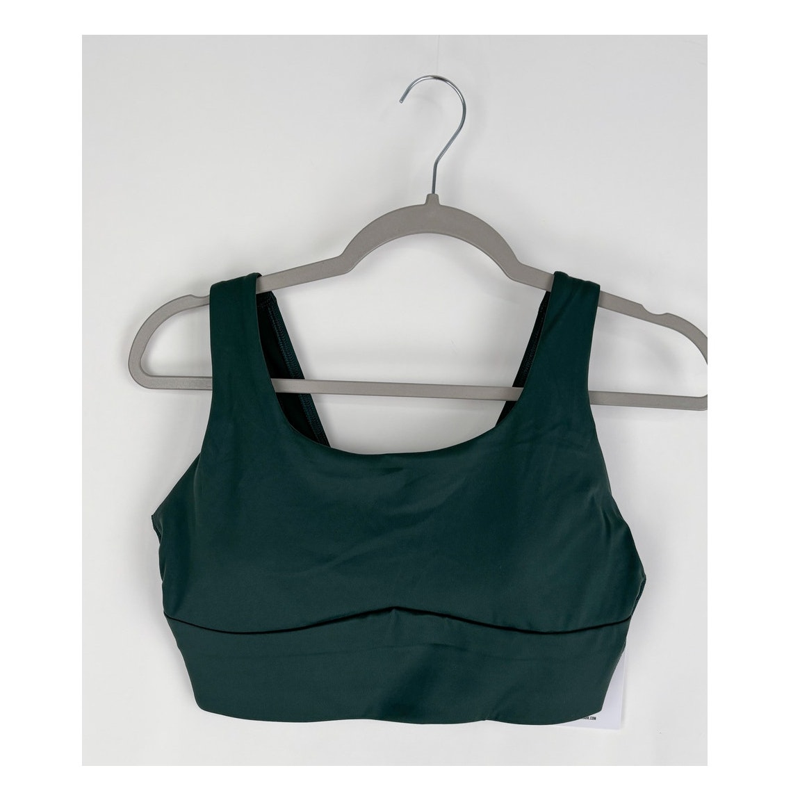 GymShark Longline Sports Bra Womens Size Large Fog Green New B4A9L Training