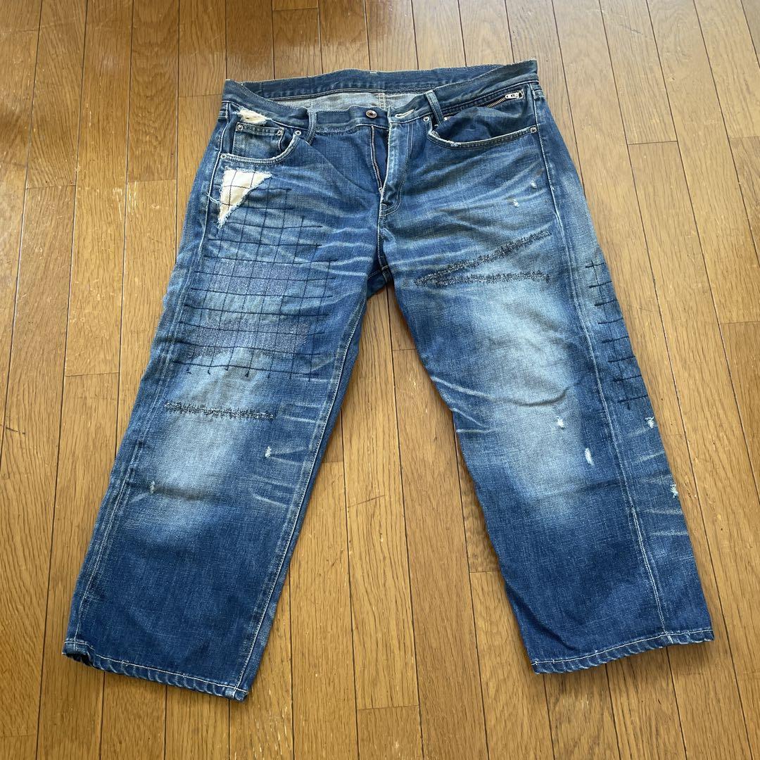 MISHKA Damaged Denim Pants XL