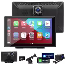 Hererod Wireless Apple Carplay Touchscreen for Car with 2.5K Dash Cam,9.3 Inches